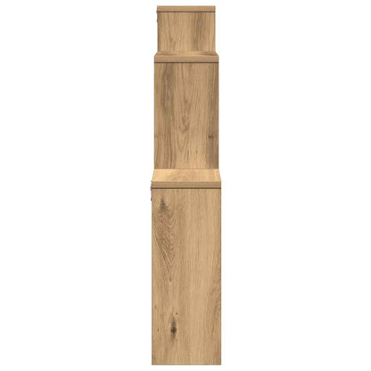 Estante de parede 80x15x78,5cm deriv madeira carvalho artisiano