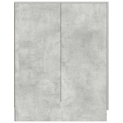Armário máquina lavar roupa 70,5x71,5x91,5 cm cinzento-cimento