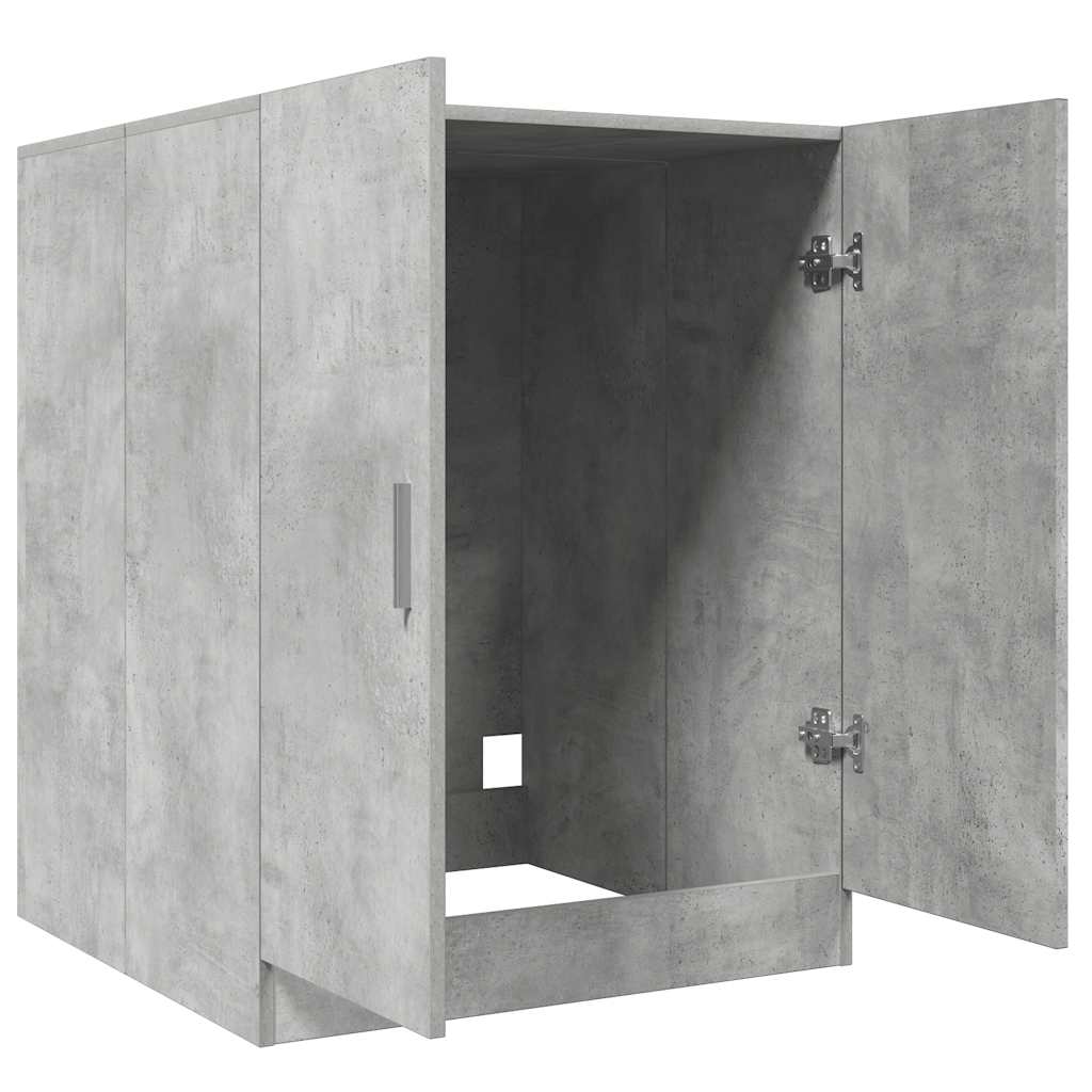 Armário máquina lavar roupa 70,5x71,5x91,5 cm cinzento-cimento