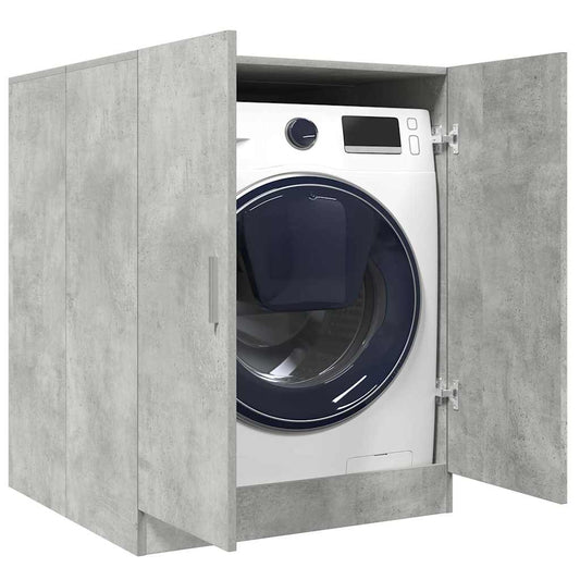 Armário máquina lavar roupa 70,5x71,5x91,5 cm cinzento-cimento