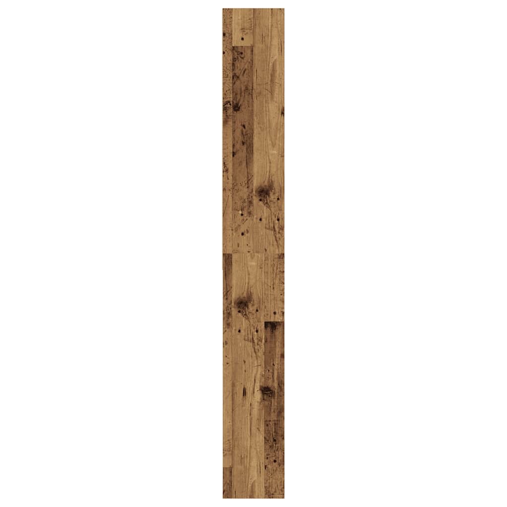 Armário para máquina de lavar roupa madeira velha 64x24x190 cm