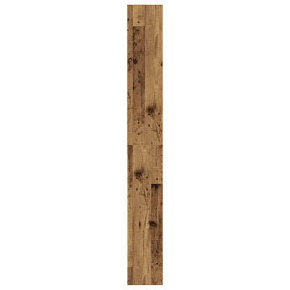 Armário para máquina de lavar roupa madeira velha 64x24x190 cm