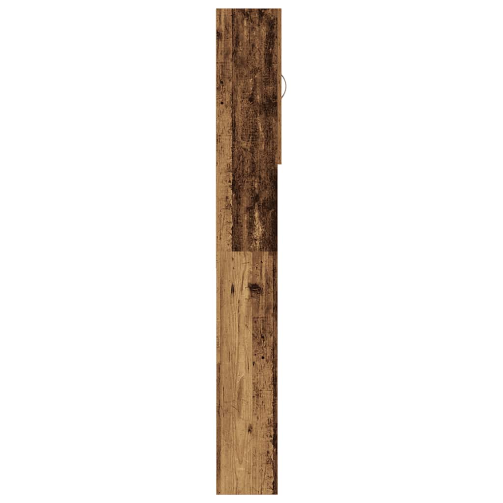 Armário máquina de lavar roupa 64x25,5x190 cm madeira velha