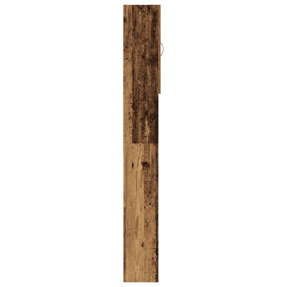 Armário máquina de lavar roupa 64x25,5x190 cm madeira velha