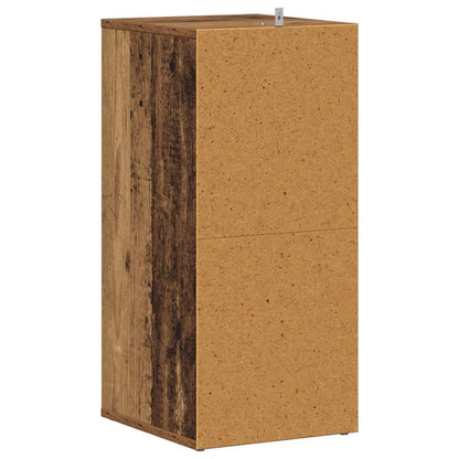 Sapateiras 2 pcs 32x35x70 cm derivados de madeira madeira velha