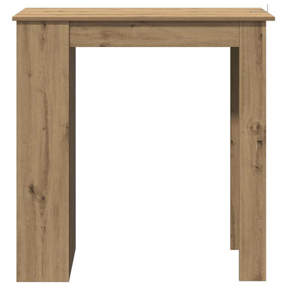 Mesa de bar c/ prateleiras derivados madeira carvalho artisiano