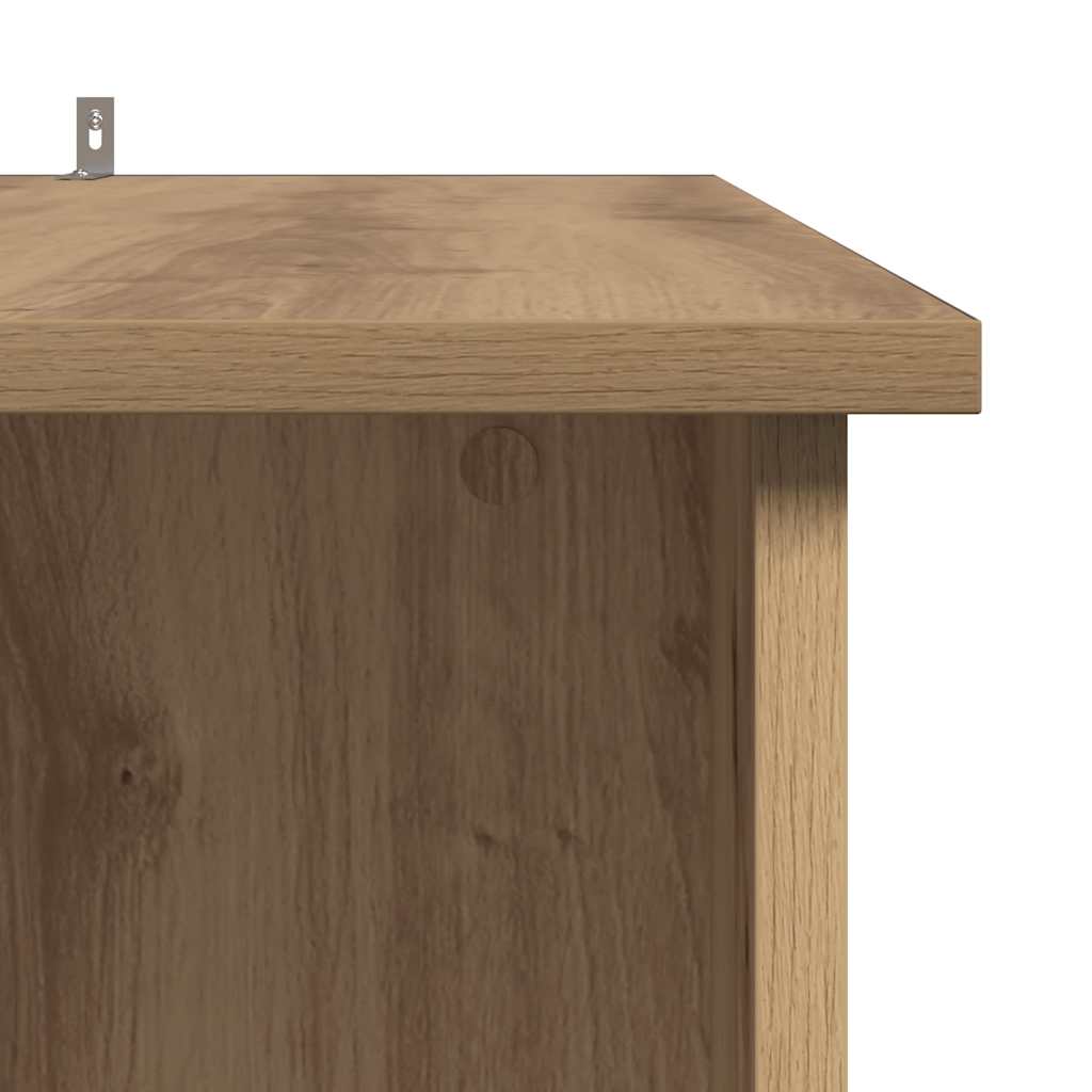 Mesa de bar c/ prateleiras derivados madeira carvalho artisiano