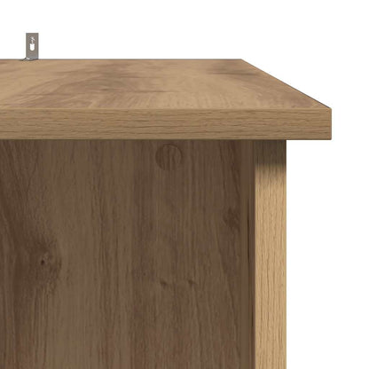 Mesa de bar c/ prateleiras derivados madeira carvalho artisiano