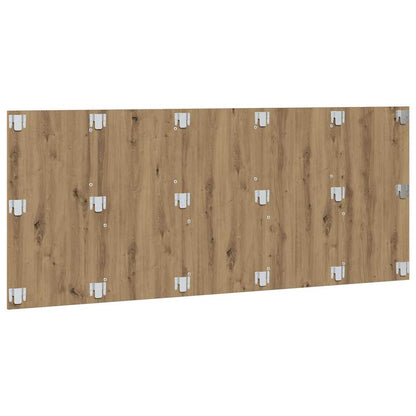 Cabeceira cama 200x1,5x80 cm deriv. madeira carvalho artisiano
