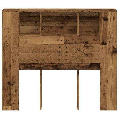 Armário cabeceira 120x19x104,5 cm deriv. madeira madeira velha