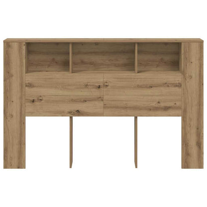 Cabeceira de cama em carvalho artesanal 160x18,5x103,5 cm, madeira de engenharia