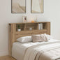 Cabeceira de cama em carvalho artesanal 160x18,5x103,5 cm, madeira de engenharia