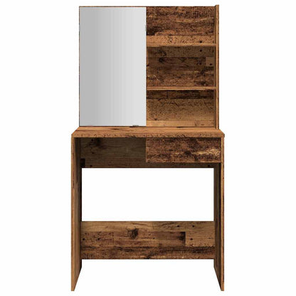 Toucador com espelho madeira velha 74,5x40x141 cm