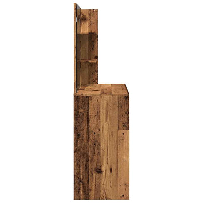 Toucador com espelho madeira velha 74,5x40x141 cm