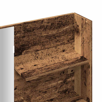 Toucador com espelho madeira velha 74,5x40x141 cm