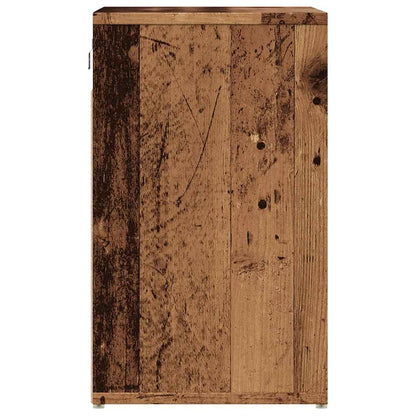Sapateiras 2 pcs madeira velha 52x30x50 cm