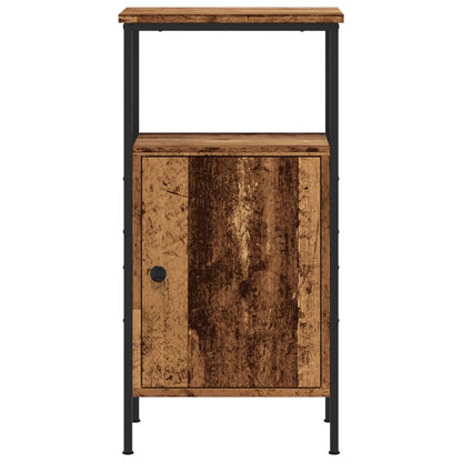 Mesa de cabeceira 41x31x80 cm derivados madeira madeira velha