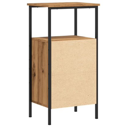 Mesa cabeceira 41x31x80 cm derivados madeira carvalho artisiano