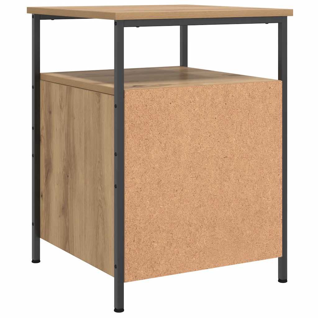 Mesa cabeceira 44x45x60 cm derivados madeira carvalho artisiano