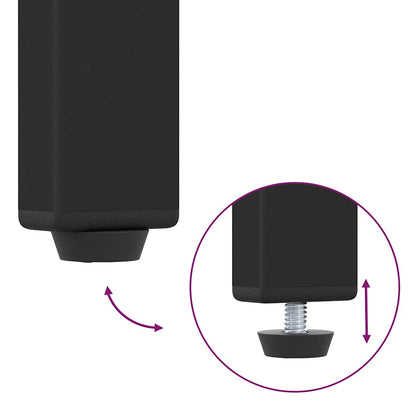 Mesas de cabeceira 2pcs derivados de madeira carvalho artisiano