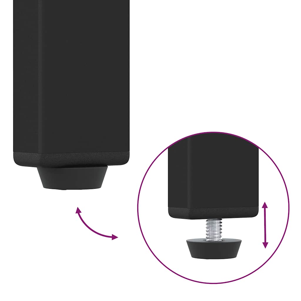 Mesas de cabeceira 2pcs derivados de madeira carvalho artisiano
