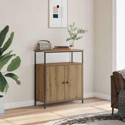 Aparador 70x30x80 cm derivados de madeira carvalho artisiano