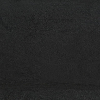 Mesa de cabeceira 40x33x46 cm madeira de mangueira maciça preto