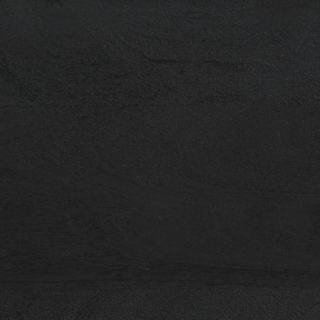 Móvel de TV de derivados de madeira preto 70x33x46 cm