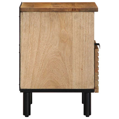 Mesas de cabeceira 2 pcs castanho madeira mangueira maciça