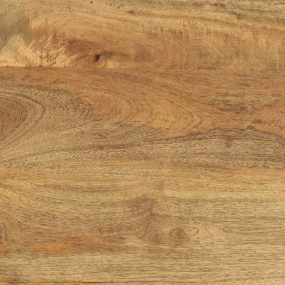 Móvel de TV castanho de madeira de mangueira maciça