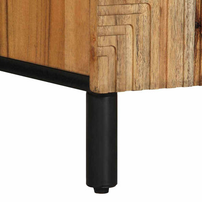 Armário de TV com gaveta com porta Castanho 105 x 33.5 x 46 cm