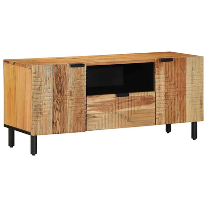 Armário de TV com gaveta com porta Castanho 105 x 33.5 x 46 cm