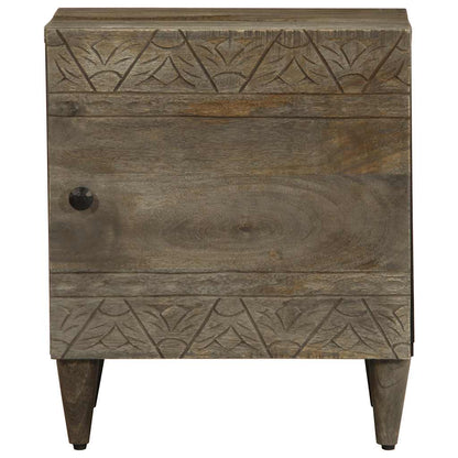 Mesas de cabeceira cinzento claro 2 pcs 40x33x46 cm