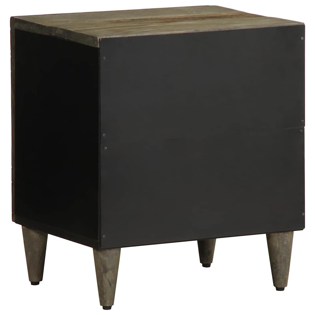 Mesas de cabeceira cinzento claro 2 pcs 40x33x46 cm