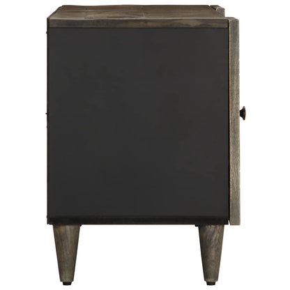 Móvel TV cinzento claro de madeira mangueira maciça