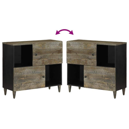 Aparador 80x33x75 cm madeira maciça manga