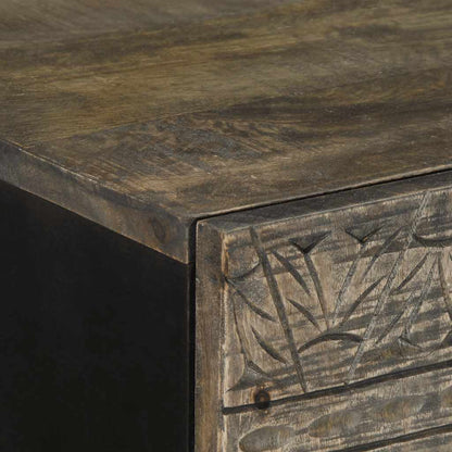 Aparador alto 60x33x100 cm madeira de mangueira maciça