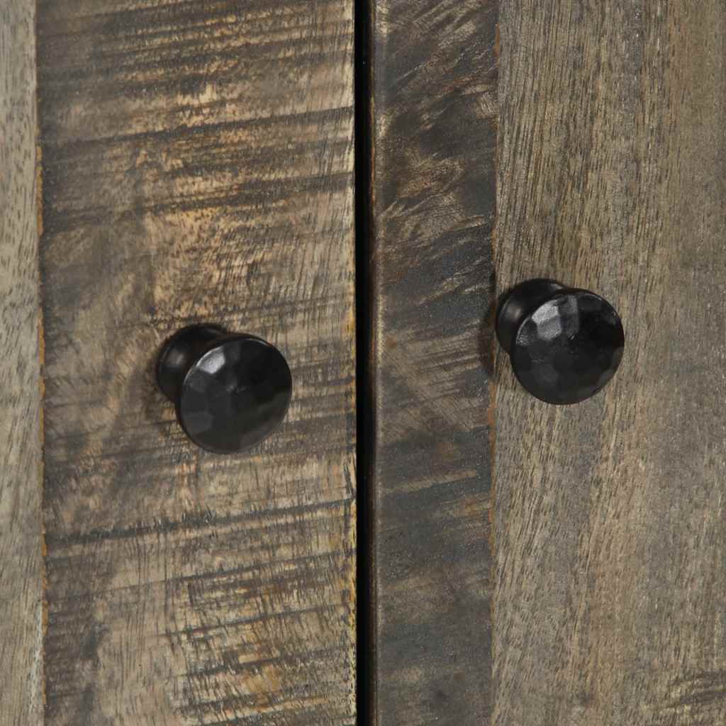 Aparador alto 60x33x100 cm madeira de mangueira maciça