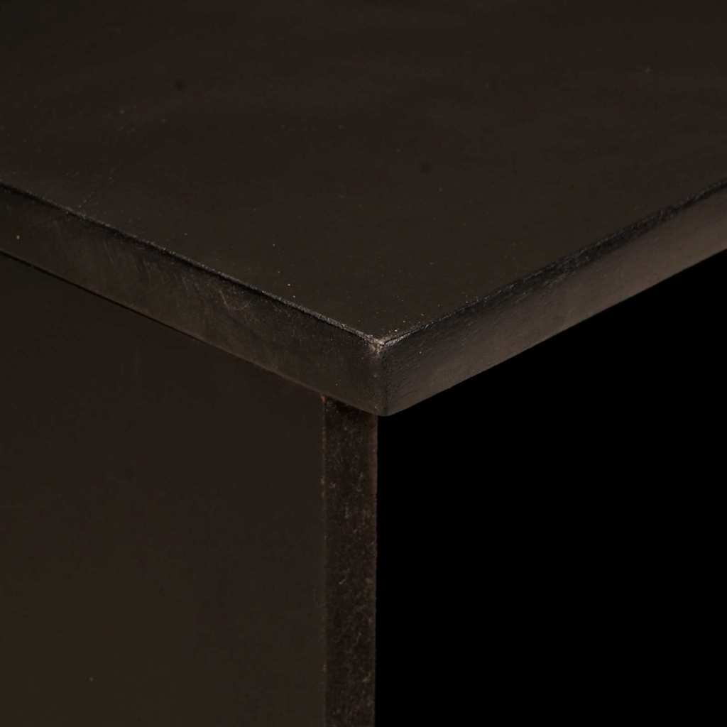 Gabinete para TV com gaveta Preto e Ouro 100 x 33 x 46 cm