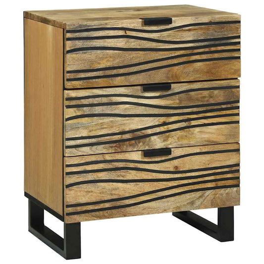 Armário de Cabeceira com gaveta Castanho 50 x 33 x 60 cm