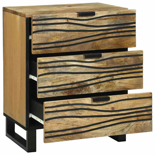Armário de Cabeceira com gaveta Castanho 50 x 33 x 60 cm