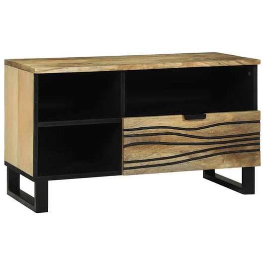 Armário de armazenamento de mídia Castanho 80 x 33.5 x 46 cm