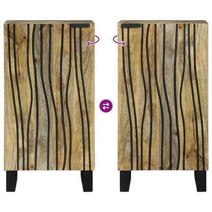 Sideboard Castanho 40 x 33 x 75 cm Madeira de mangueira maciça