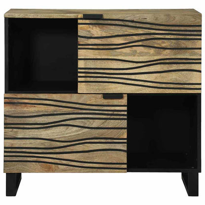 Buffet Castanho 80 x 33 x 75 cm Madeira de mangueira maciça