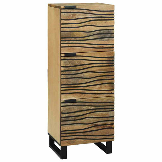 Highboard Castanho 40 x 33 x 110 cm Madeira de mangueira maciça