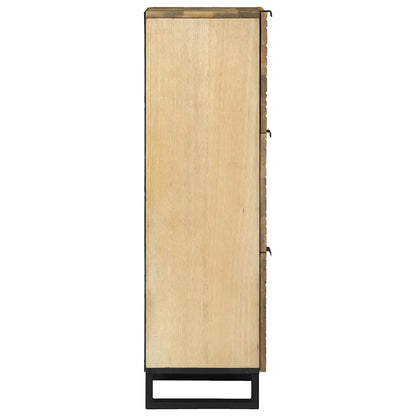 Highboard Castanho 40 x 33 x 110 cm Madeira de mangueira maciça