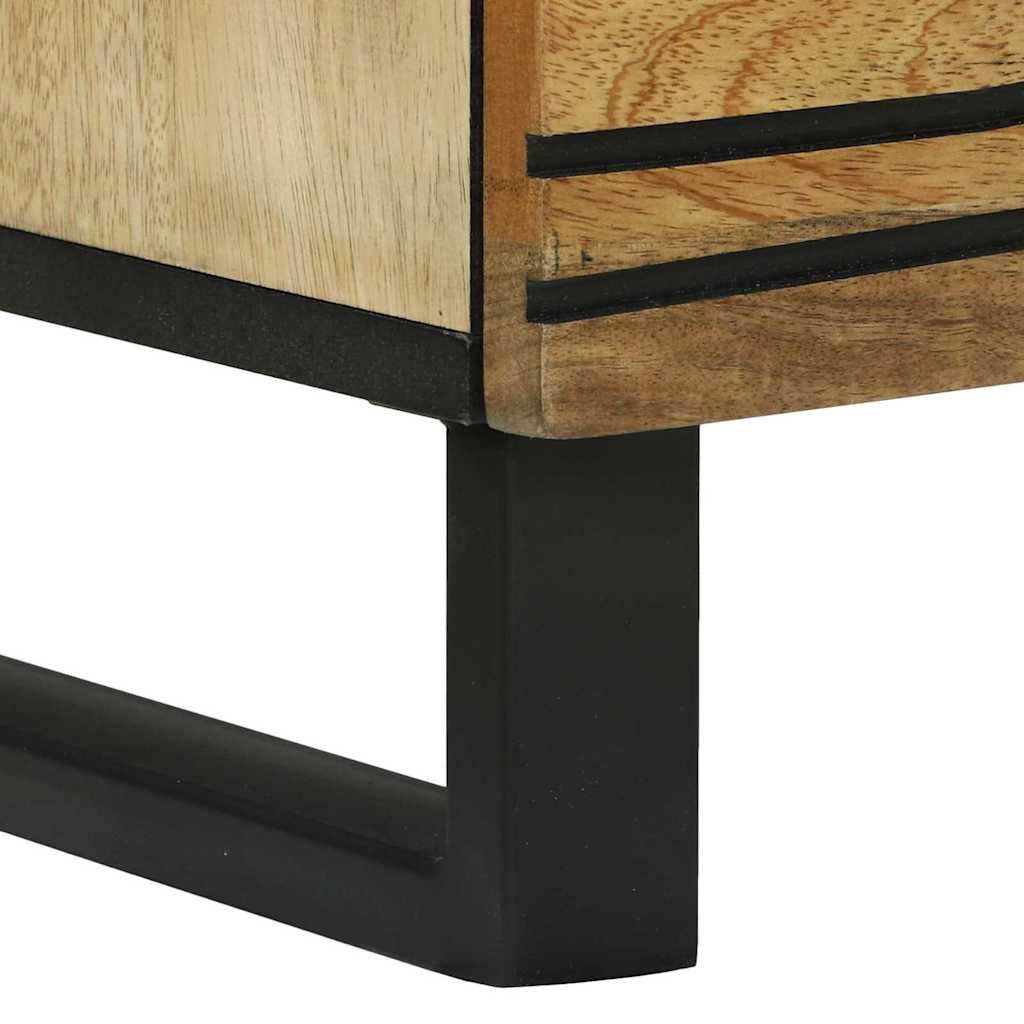 Highboard Castanho 60 x 33 x 100 cm Madeira de mangueira maciça