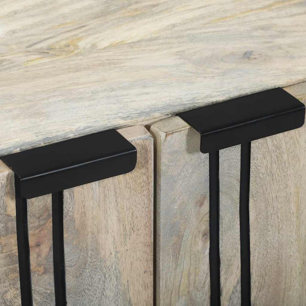 Buffet Branco 60 x 33,5 x 75 cm Madeira de manga maciça