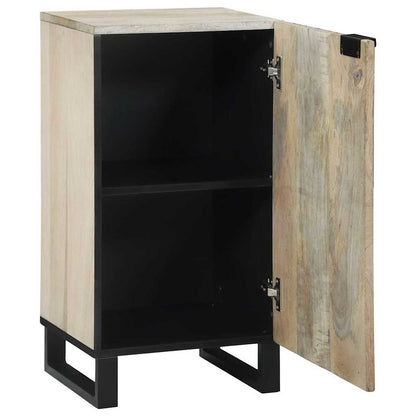 Sideboard Branco 40 x 33 x 75 cm Madeira de mangueira maciça