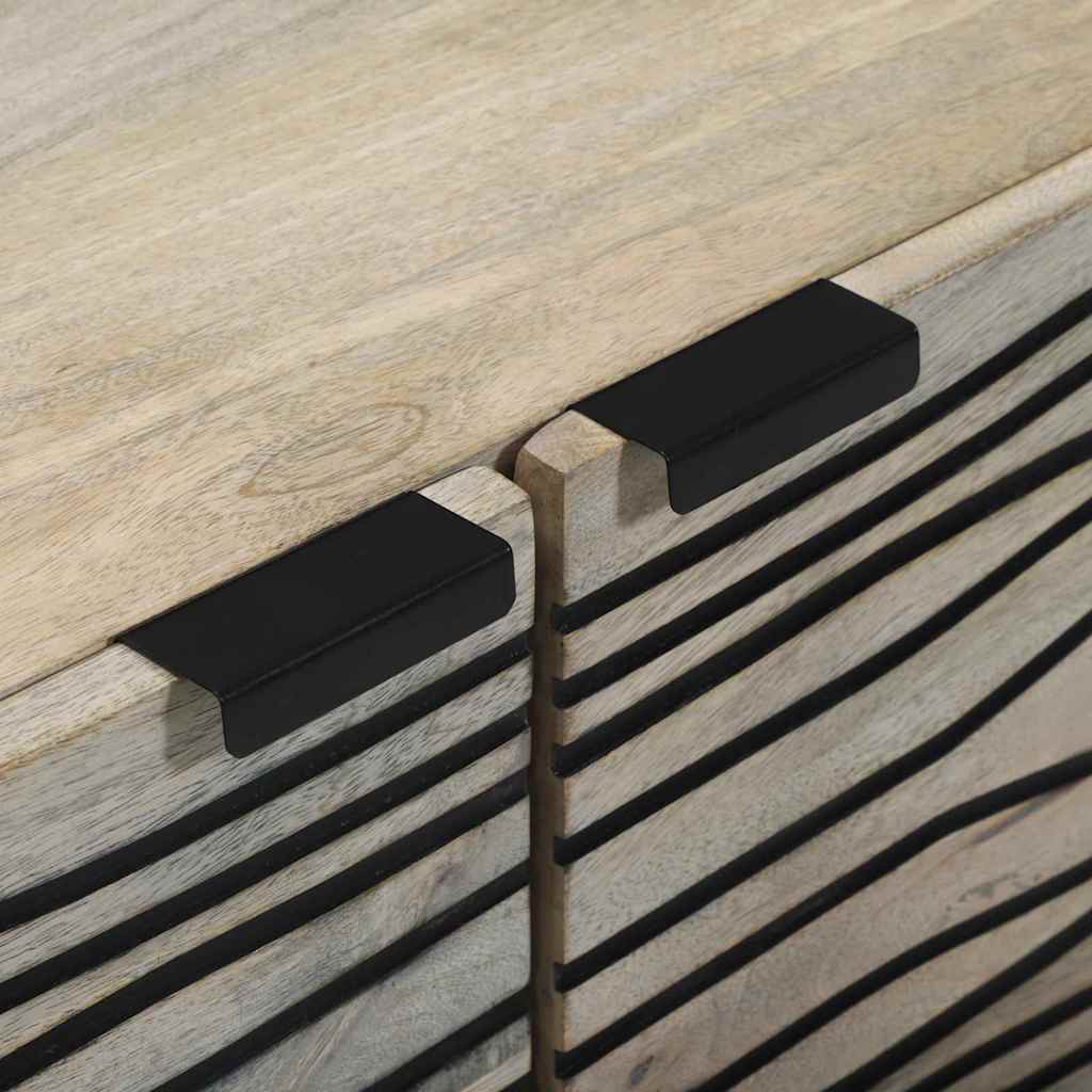 Armários e Estantes para Armazenamento de Mídia Branco e Preto